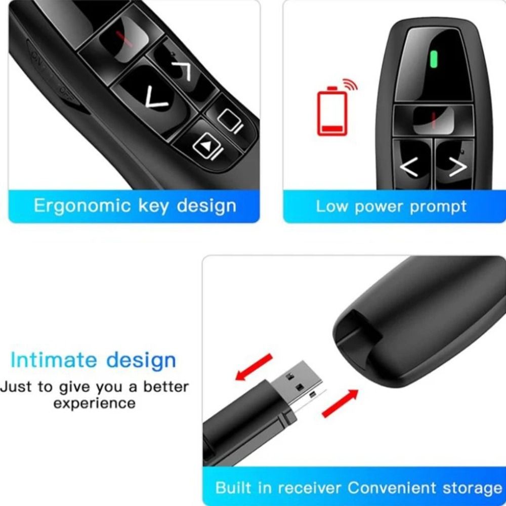 Presentation Remote Laser - USB Control Powerpoint Smart Presenter Meeting