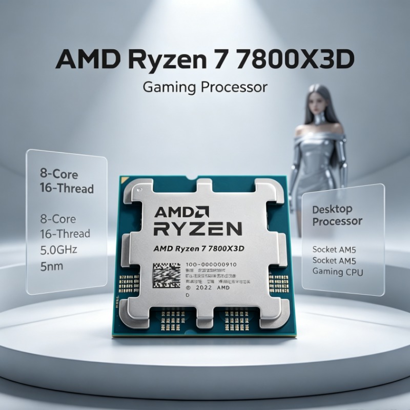Amd Cpu Ryzen 7 - AMD Ryzen 7 7800X3D CPU Socket