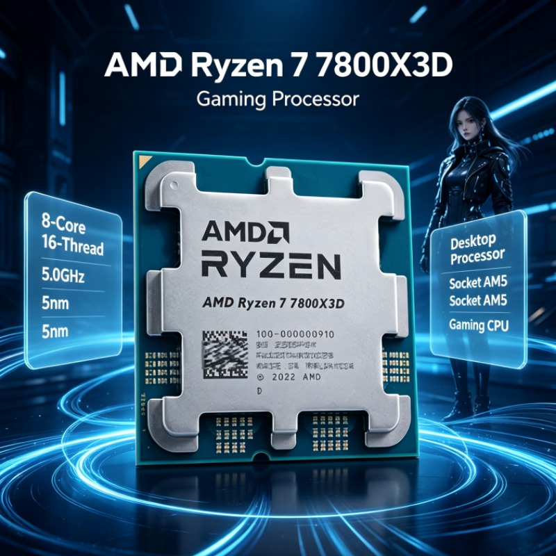 Amd Cpu Ryzen 7 - Ryzen 7 7800X3D AMD Desktop CPU