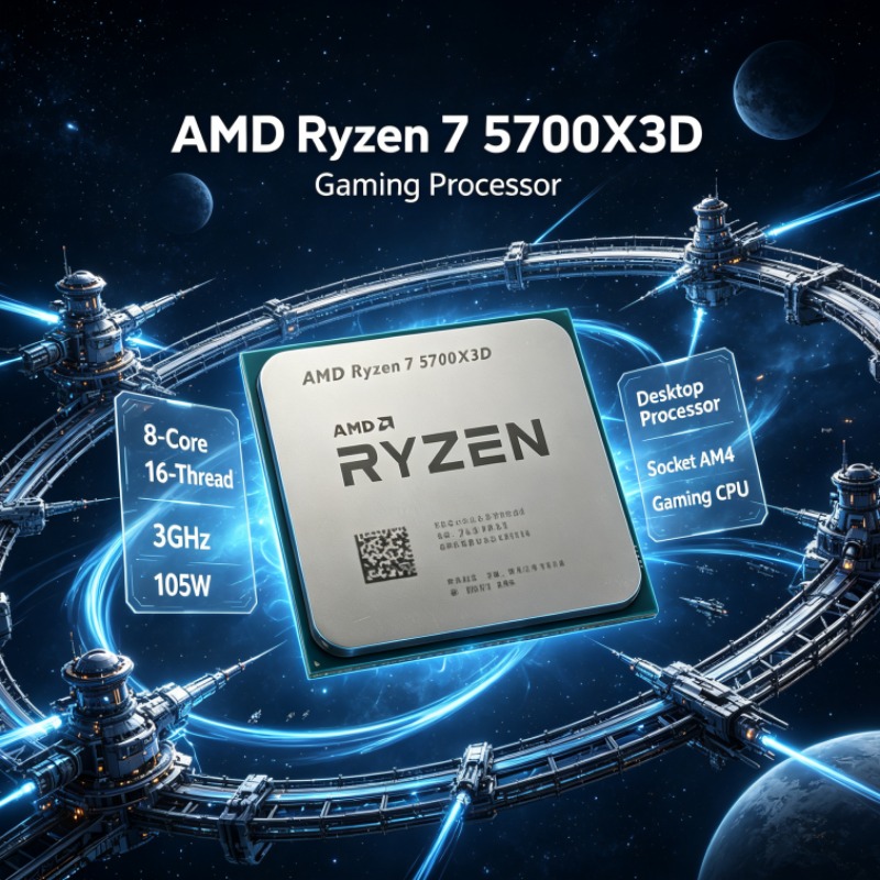 Amd Cpu Ryzen 7 - AMD Ryzen 7 5700X3D AM4 Desktop