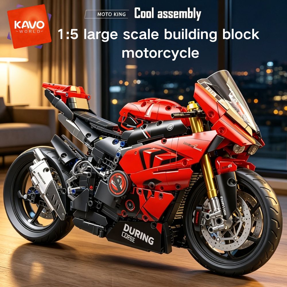 Office Tech Setup - KAVOWORLD 1:5 Scale Building Block Super