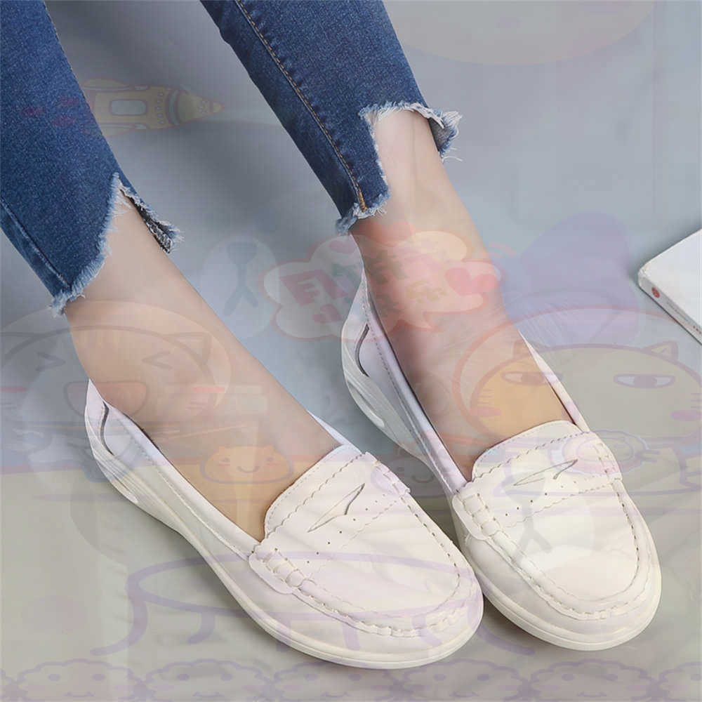 Tech Office Wear Women - Soft Slip-on Womens Large Size Shoes