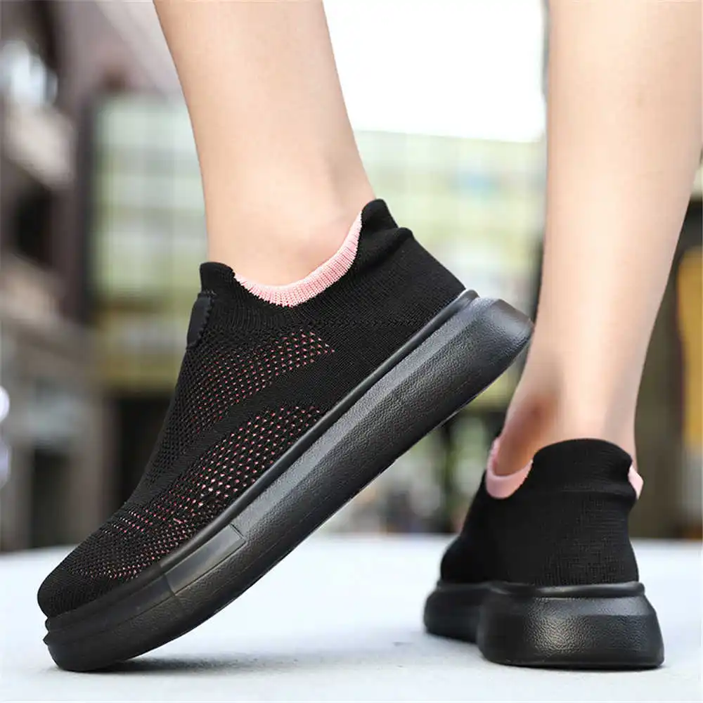 Tech Office Wear Women - Platform Stockings Brown Shoes For Woman