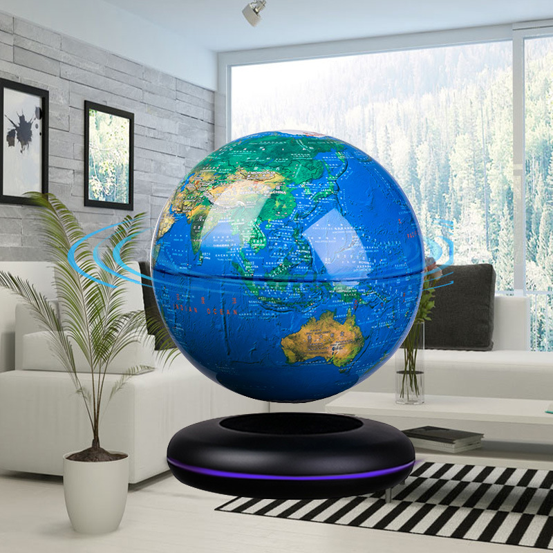 Office Tech - Magnetic Levitation Globe 8 Inch Floating