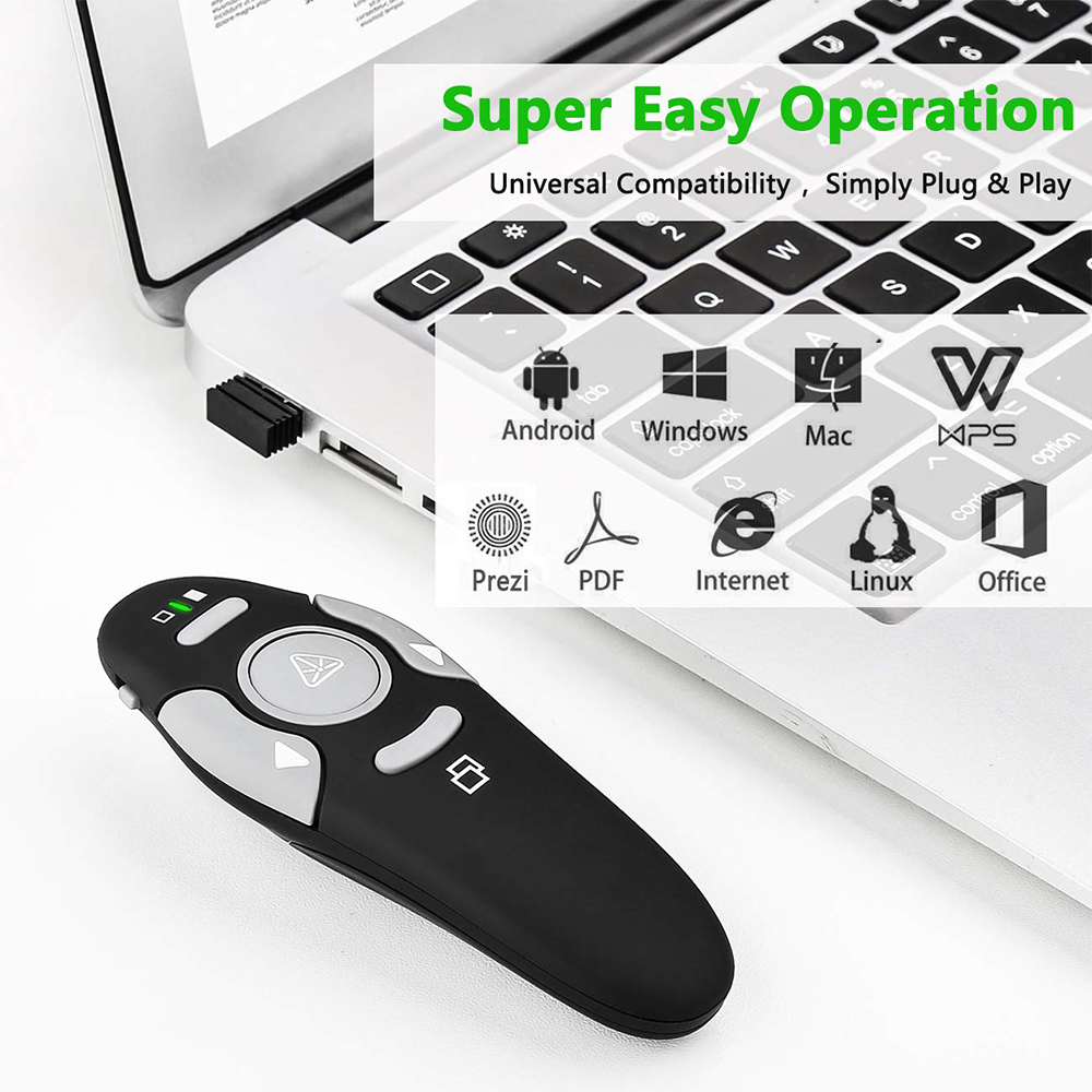 MRSVI Wireless Presentation Cl - Presentation Remote Laser recension och pris