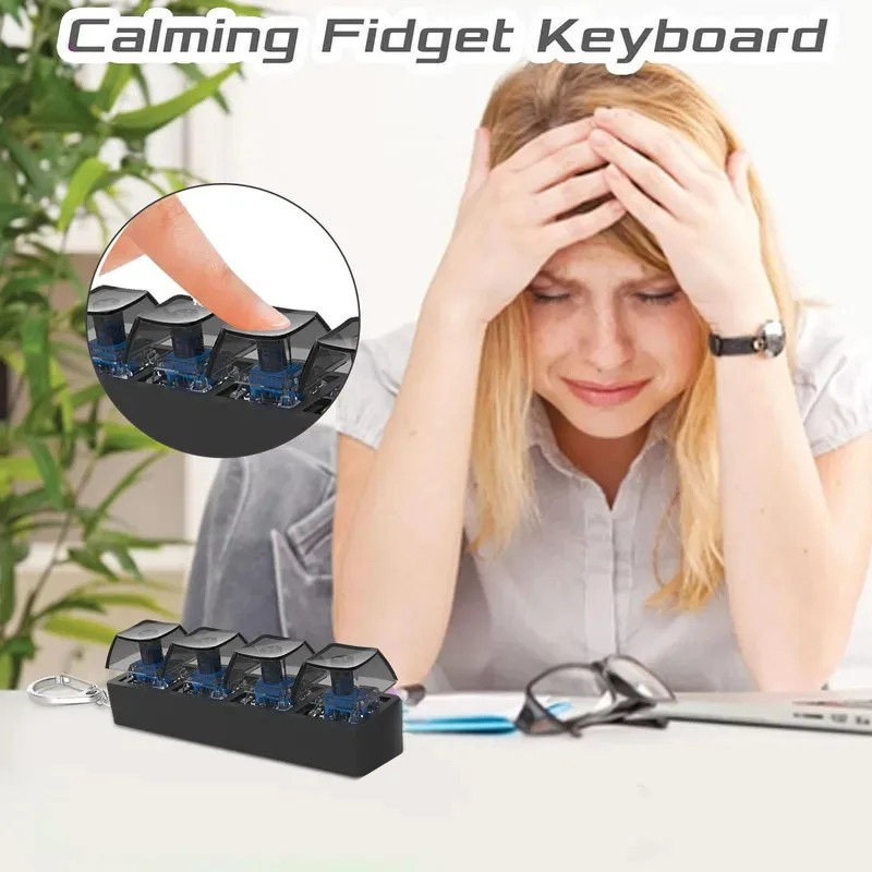 4Keys Finger Button Anti-stres - Office Tech recension och pris