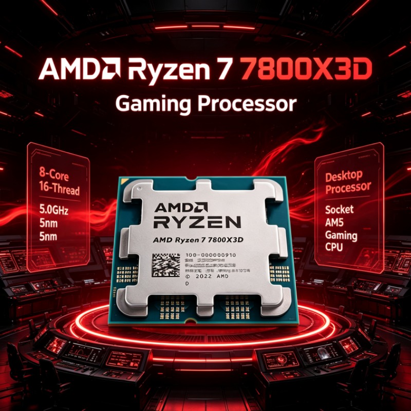 AMD R7 7800X3D Ryzen 7 AM5 CPU - Amd Cpu Ryzen 7 recension och pris