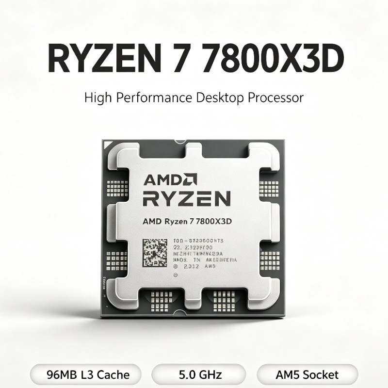 Ryzen 7 7800X3D Gaming CPU 8‑C - Amd Cpu Ryzen 7 recension och pris