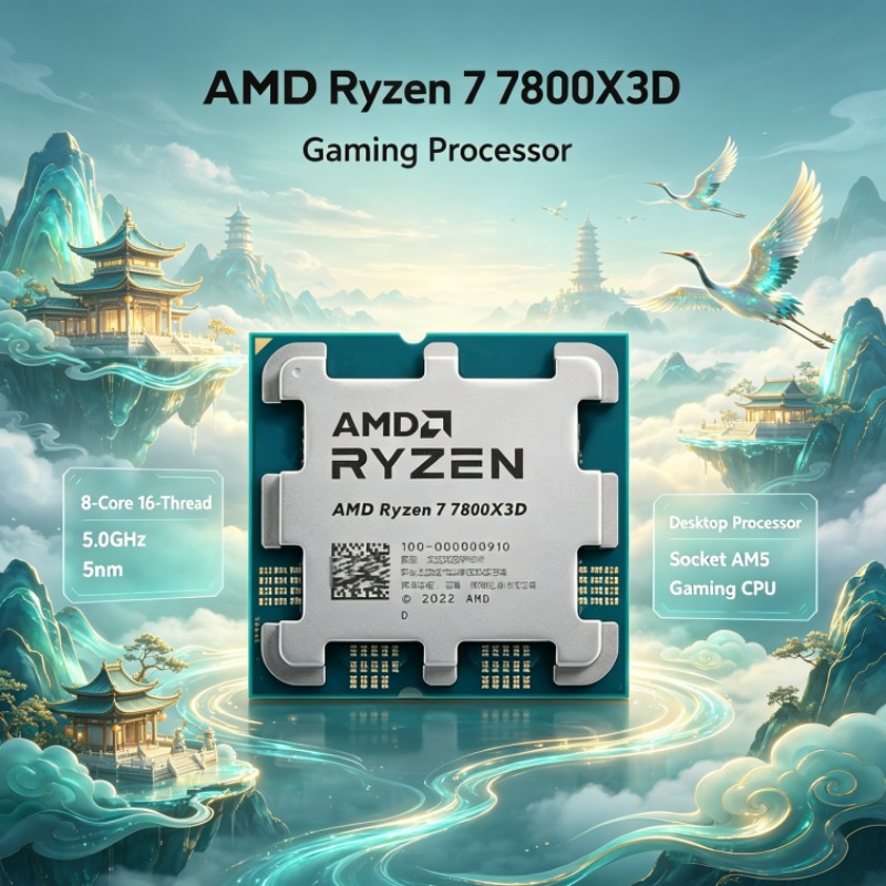 AMD Ryzen 7 R7 7800X3D CPU 96M - Amd Cpu Ryzen 7 recension och pris