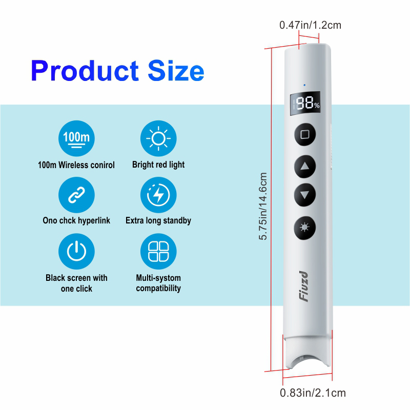 New Wireless Presenter Red Las - Presentation Remote Laser recension och pris