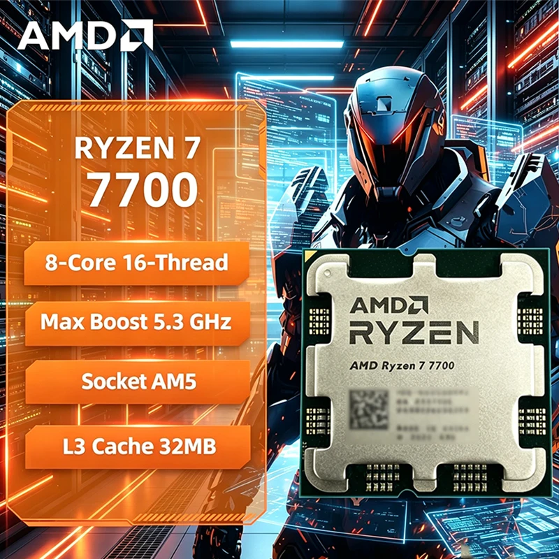 AMD Ryzen 7 7700 R7 7700 CPU 8 - Amd Cpu Ryzen 7 recension och pris