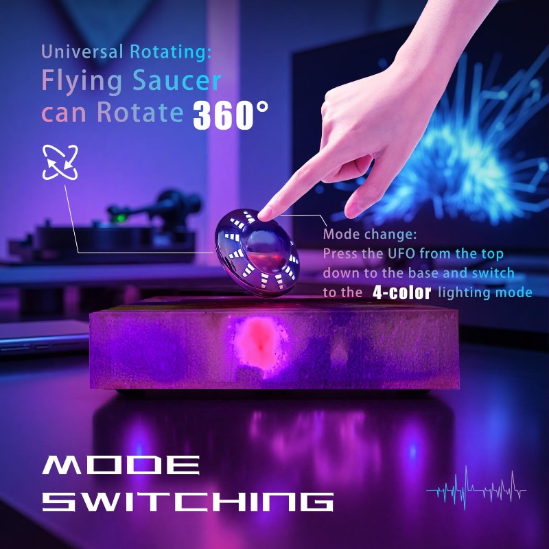 Levitating UFO Lamp Floating 3 - Office Tech Setup recension och pris