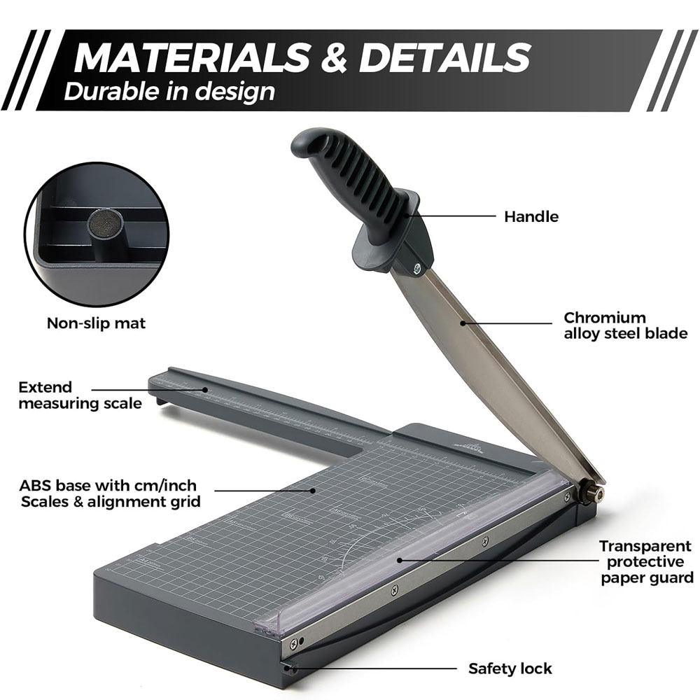 12-Inch Guillotine Paper Cutte - Paper Cutting Guillotine recension och pris