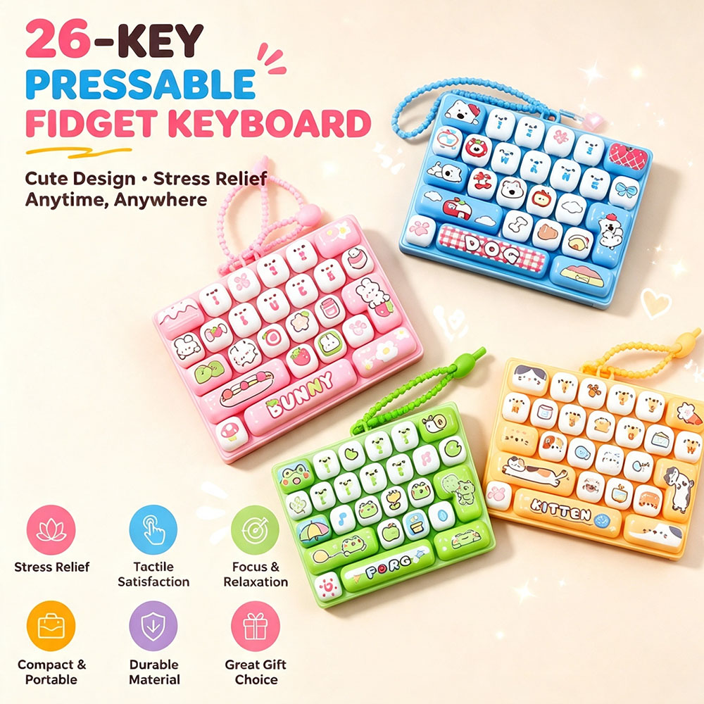 Mechanical Keyboard Keychain 2 - Office Tech Setup recension och pris