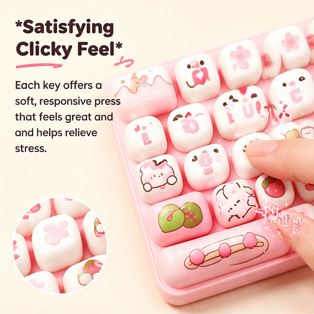 Mechanical Keyboard Keychain 2 - Office Tech Setup recension och pris