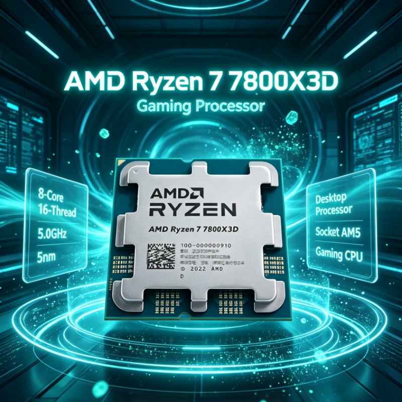 AMD Ryzen 7 7800X3D CPU Socket - Amd Cpu Ryzen 7 recension och pris