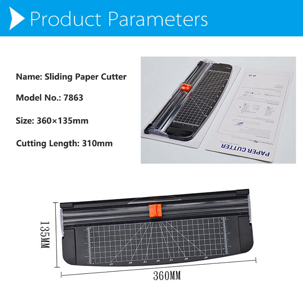 A4 A5 Mini Black Guillotine Pa - Paper Cutting Guillotine recension och pris