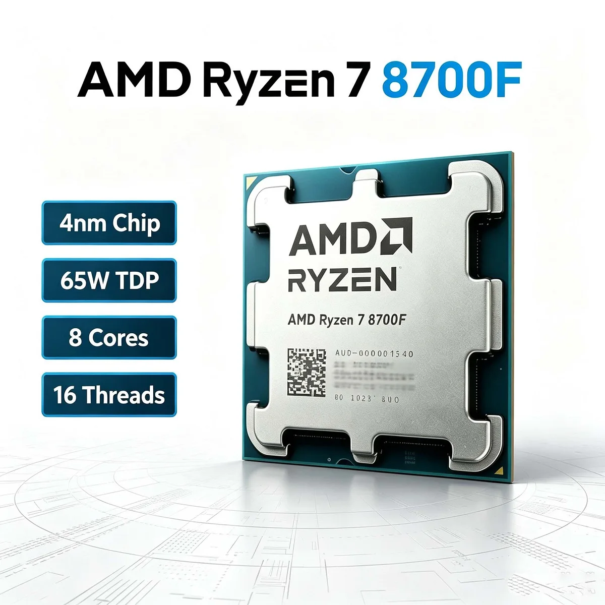 AMD Ryzen 7 8700F R7 8700F CPU - Amd Cpu Ryzen 7 recension och pris