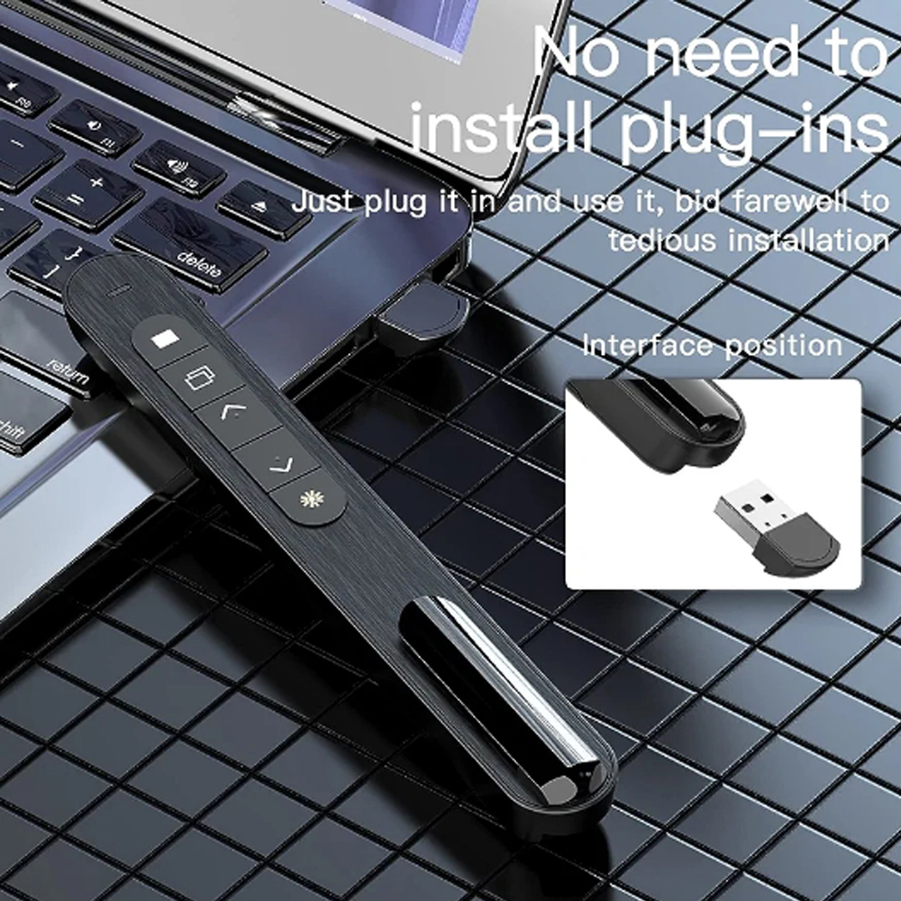 Laser Presentation Pointer 2.4 - Presentation Remote Laser recension och pris