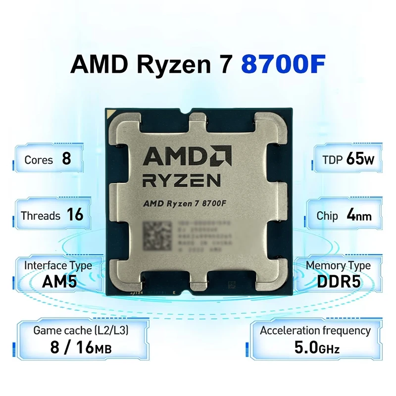 New AMD Ryzen 7 8700F 8-Core 1 - Amd Cpu Ryzen 7 recension och pris