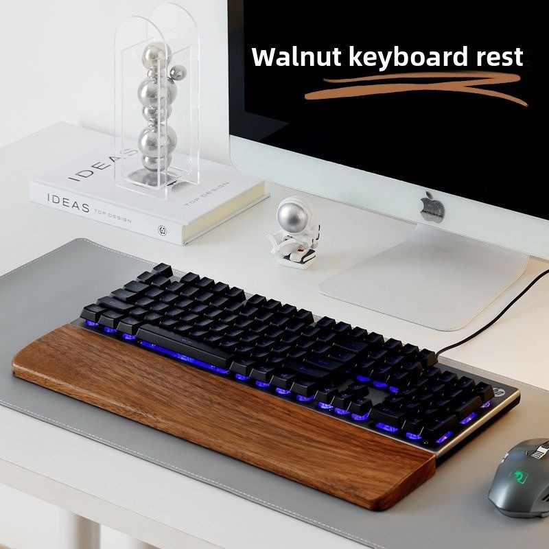 Solid Wood Keyboard Palm Rest  - Office Tech recension och pris