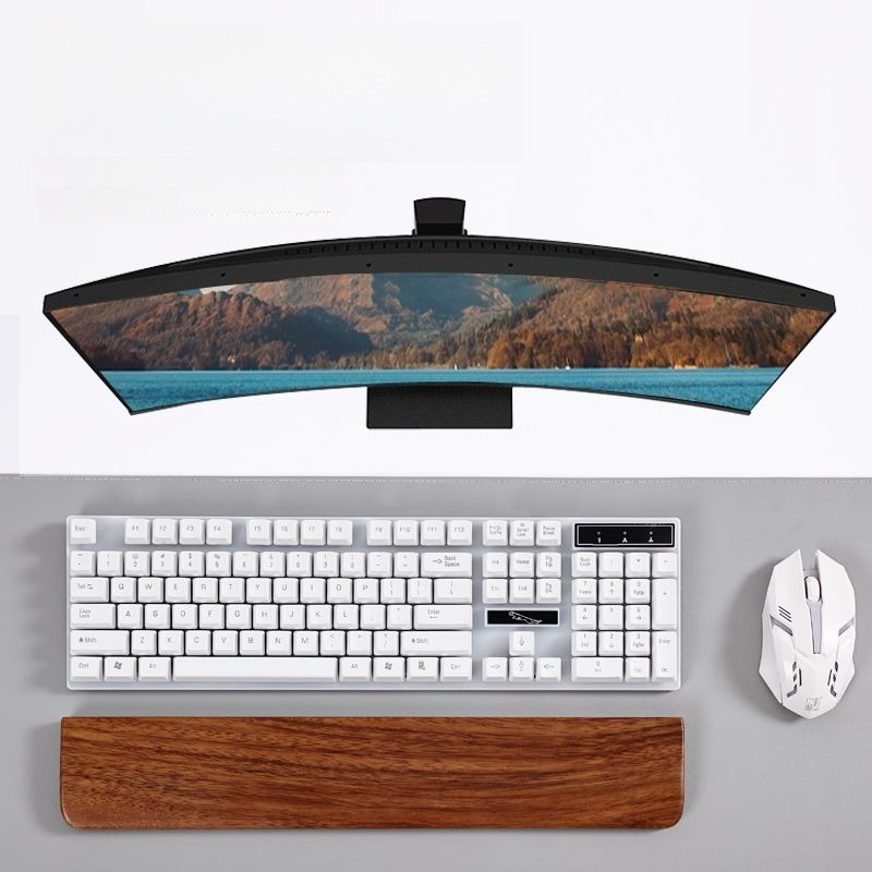 Solid Wood Keyboard Palm Rest  - Office Tech recension och pris