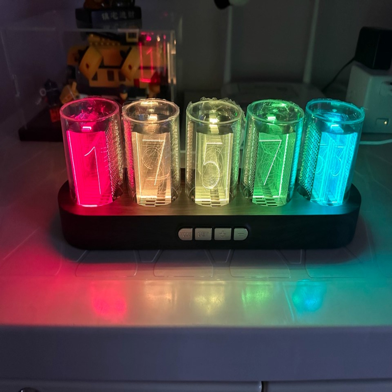 LED Nixie Tube Clock RGB Gamin - Office Tech Setup recension och pris