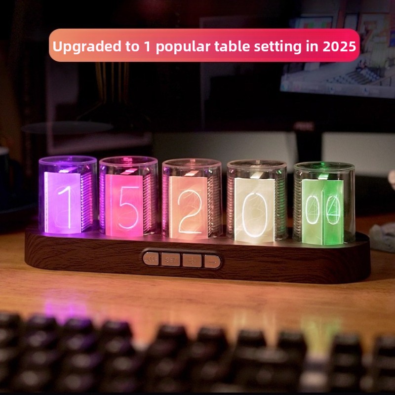 LED Nixie Tube Clock RGB Gamin - Office Tech Setup recension och pris