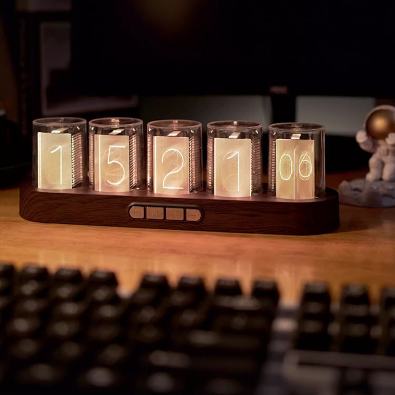 LED Nixie Tube Clock RGB Gamin - Office Tech Setup recension och pris
