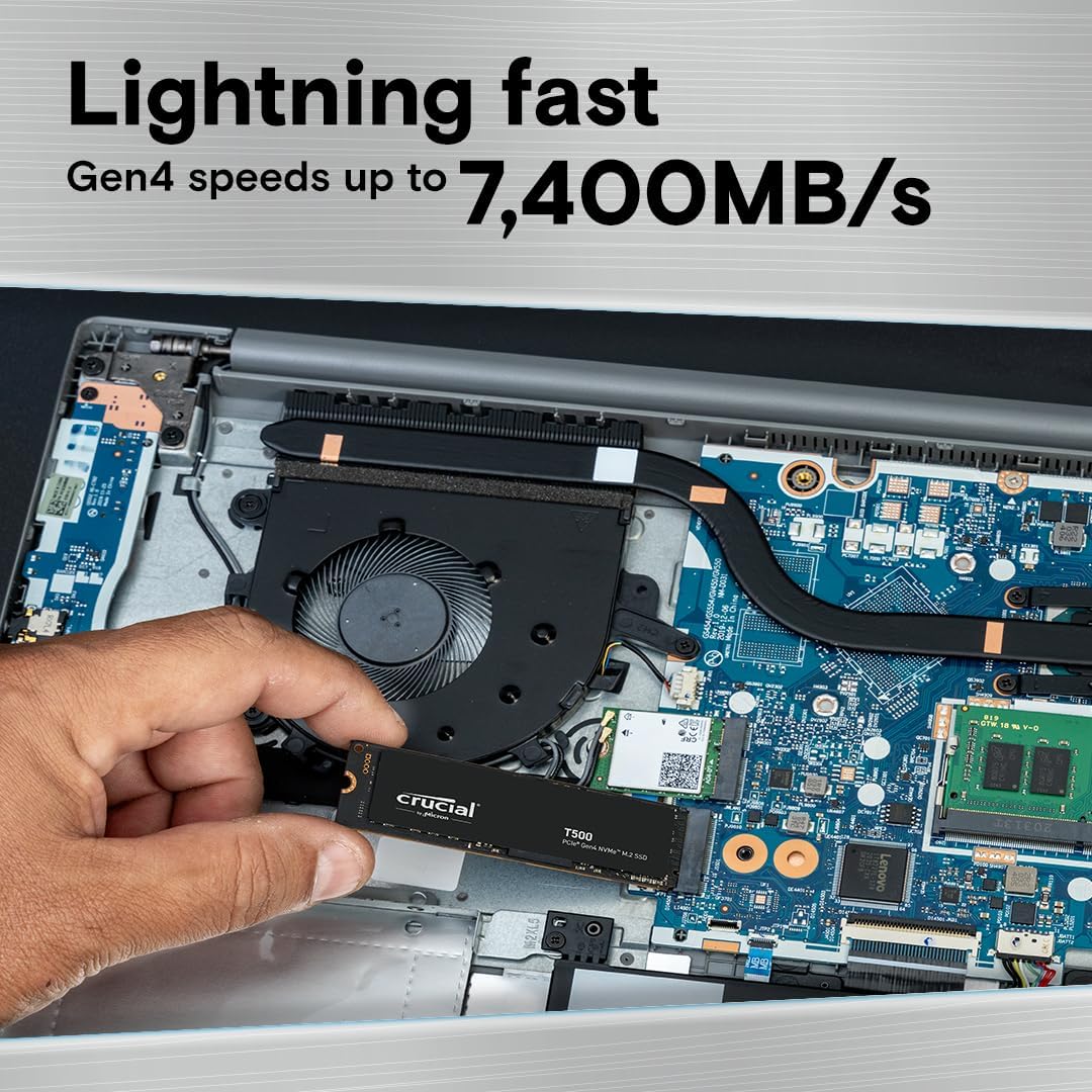 Crucial T500 1TB Gen4 NVMe M.2 - Samsung Ssd Evo 870 recension och pris