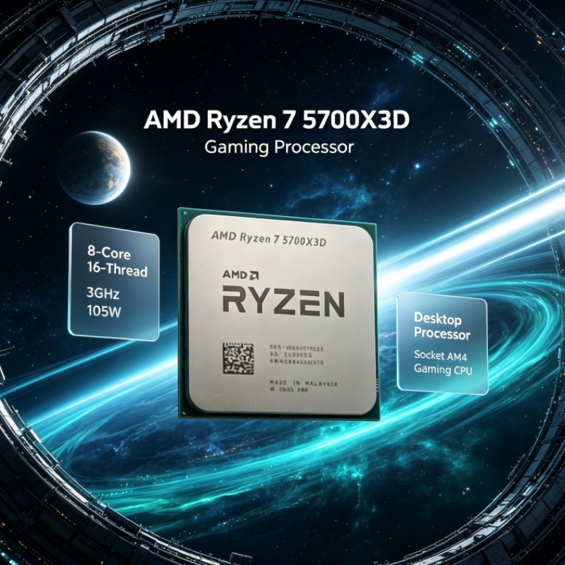 Ryzen 7 5700X3D AMD Desktop CP - Amd Cpu Ryzen 7 recension och pris