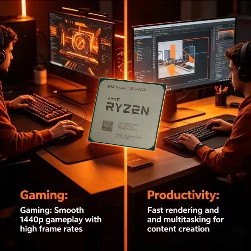Ryzen 7 5700X3D AMD Desktop CP - Amd Cpu Ryzen 7 recension och pris