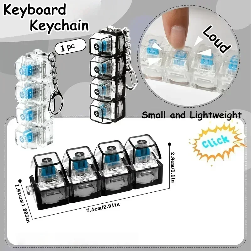 1pcs LED Keyboard Keycap Stres - Office Tech recension och pris