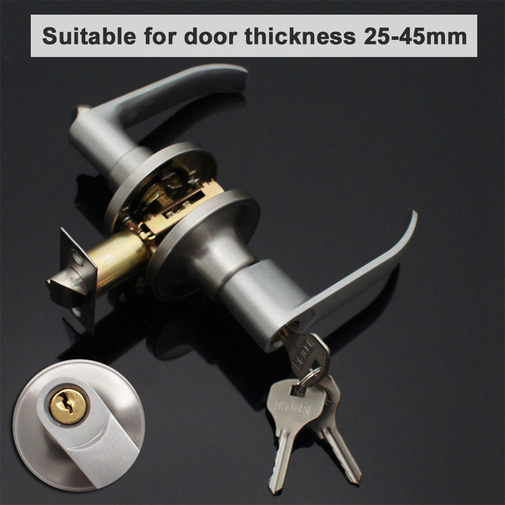 Door Lever Lock with 3 Keys En - Office Tech recension och pris